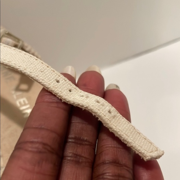 Anne Klein Cream Espadrilles with Crystal Embellishments (Sizes 6.5) - Picture 5 of 8